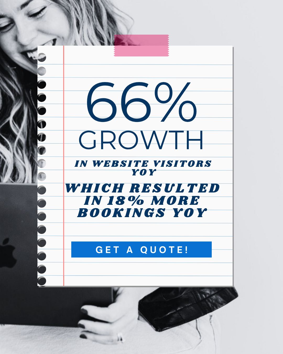 Let’s talk about the power of aligned SEO and soul-led service. ✨

One of our clients in the wellness space saw a 66% increase in website visitors and an 18% boost in bookings year over year. What changed? A strategic focus on AI SEO, intentional storytelling, and a website that finally reflected the experience they offer in person.

Because people aren’t just searching for services—they’re searching for connection, trust, and clarity. When your site speaks to that, growth follows.

#seoresults #alignedstrategy #aiSEO #theminacompany
