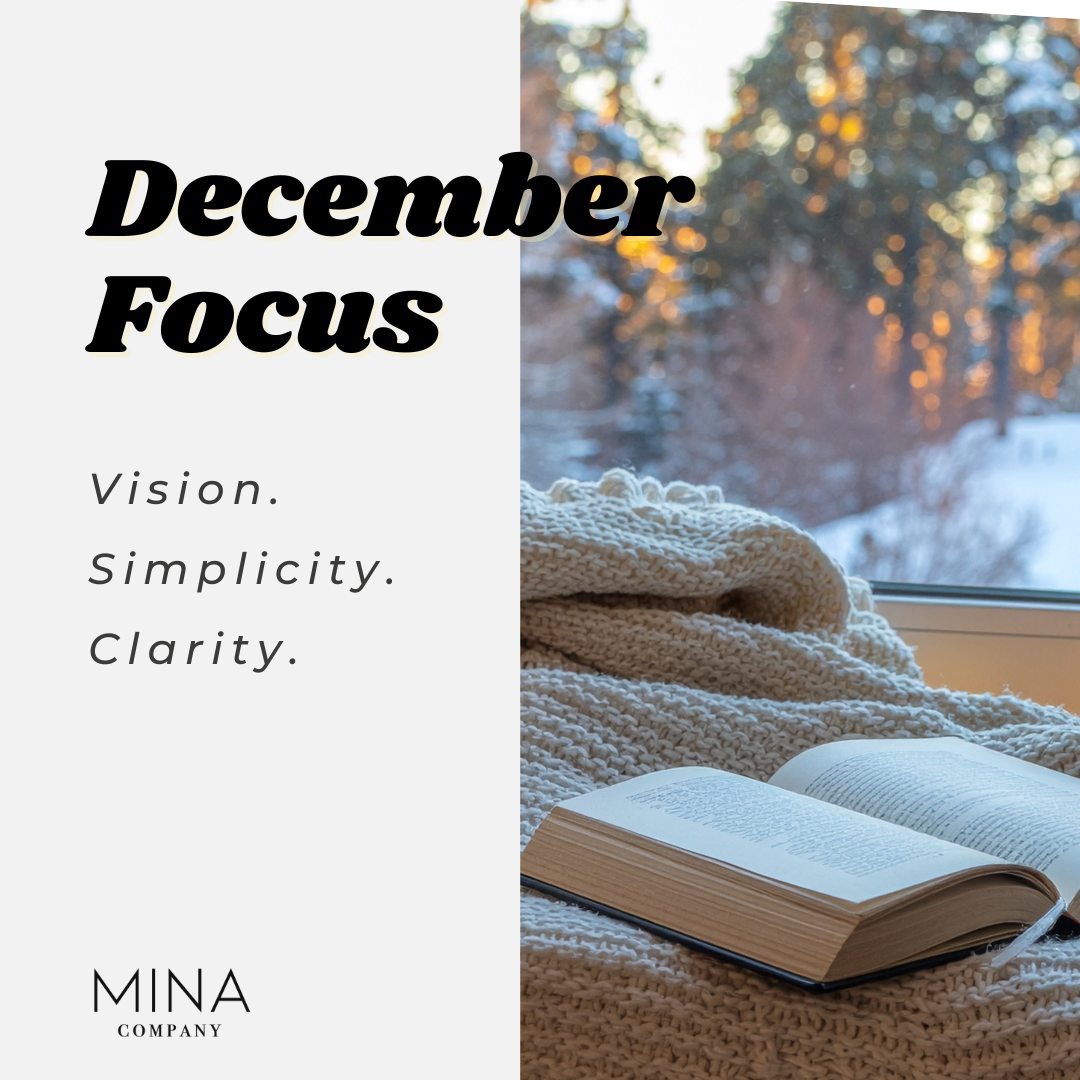December is here—and so is the final stretch of 2025. As we wrap up the year together, our focus is on supporting you with clarity, simplicity, and strategy that feels doable and aligned. Here’s to a month of intentional steps, ease-filled marketing, and feeling supported as you set the tone for a powerful 2026.

#MarketingStrategy #SmallBusinessMarketing #IntuitiveBusiness #ClarityInBusiness
