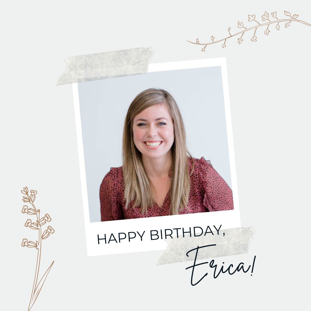 Happy birthday to our AMAZING leader, Erica! 🎉
This beautiful visionary lights the way for our business and helps us all to dream bigger every day! We are so grateful for her intentional leadership and the heart that she puts into every decision she makes in both her personal and business lives. 

Help us wish this incredible lady the happiest of birthdays!!