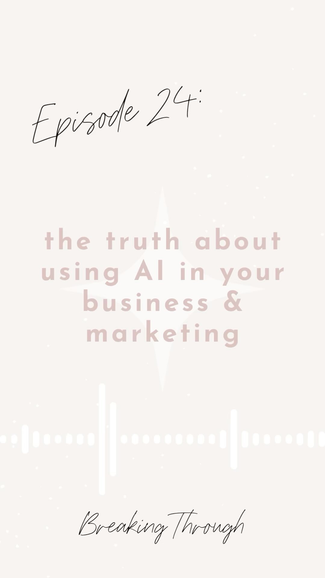 Empower your marketing game with AI! 🚀✨ 
Listen in to our captivating new podcast episode, where we delve into the dynamic world of artificial intelligence in marketing. Let’s dive deep into overcoming any hesitations and unlocking the incredible potential of AI. Together, we’ll discover how to harness its power and revolutionize your strategies. Get ready to conquer new horizons! 🔥🎙️

(And in case you were wondering, yes, we used AI to write this caption 😉)

 #WomenInMarketing #AIRevolution #PodcastEmpowerment