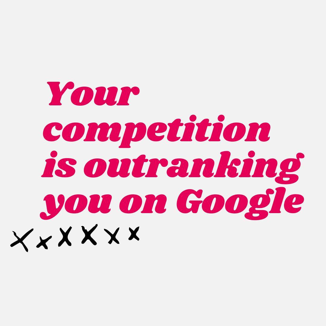 Let's talk Google rankings for a second. It's time to spill some insider knowledge: SEO is the secret sauce behind your competitors outranking you.

Yep, you heard it right. Your competition has invested in an SEO strategy, and that's why they're stealing the spotlight on Google. But here's some good news: you don't have to sit there wondering why they're hogging all the attention.

It's time for you to shine and take control of your online visibility! If you haven't dived into the world of SEO just yet, don't worry. We've got your back, and we're here to help you make your move and make it count.

Now is the perfect time to take action. With our limited-time offer, you can get a comprehensive SEO setup for just $1,000 and enjoy 3 months of detailed reporting. And here's the cherry on top: no long-term contracts or strings attached!

Drop your favorite emoji in the comments below, and we'll reach out with all the juicy details on how to get started.

#seospecialist #seoaudits #seoforsmallbusinesses #seohelp #searchengine #seoconsulting #smallbusinessmarketing #seoexpert #searchenginevisibility #seoagency #googleranking #onlinemarketingstrategies #seomarketing #seoservice #seoservices #seostrategist #strategydevelopment