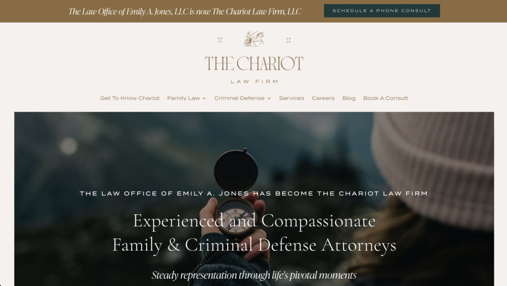 Modern Law Firm - Website Design